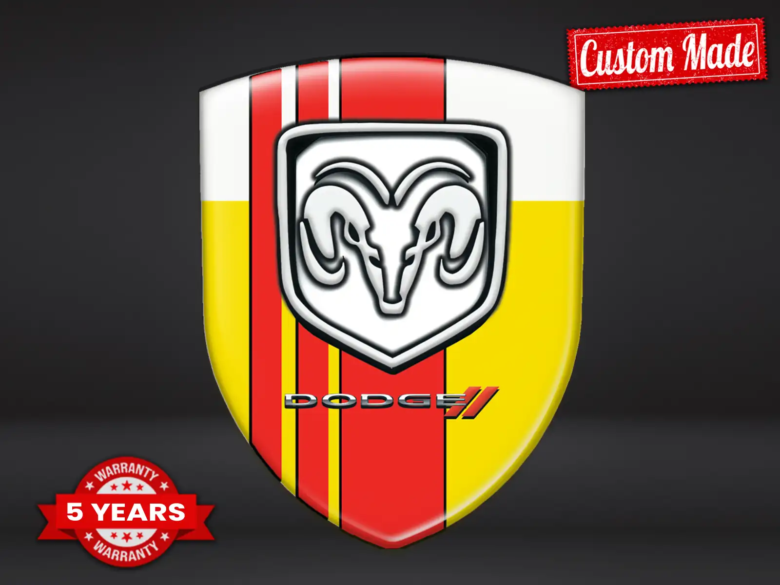 Dodge Striscione Vetri Auto Robusto Alta Qualità Professionale
